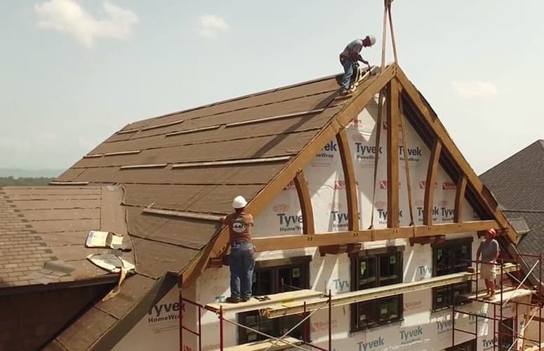 Johnston City Gable Trusses