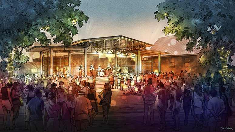 Wilkesboro Stage Rendering