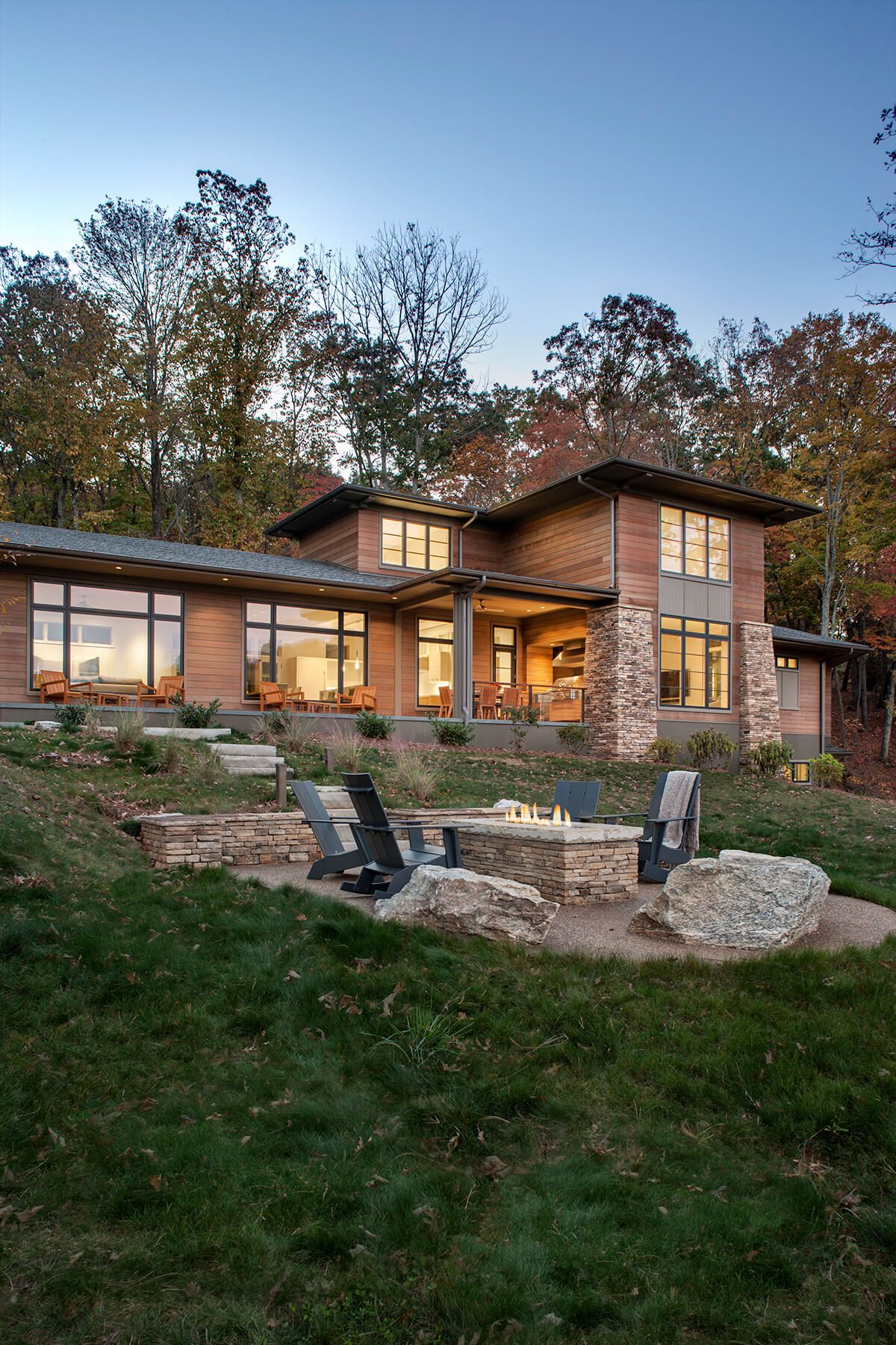 The Cliffs Walnut Cove high end home architectural design project