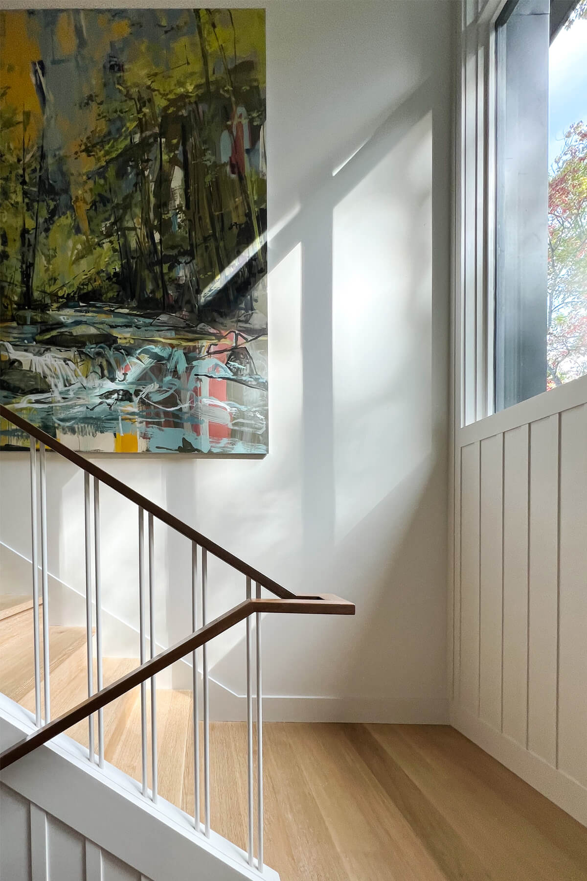 Staircase Architectural Details at The Lookout Residence - Altura Architects