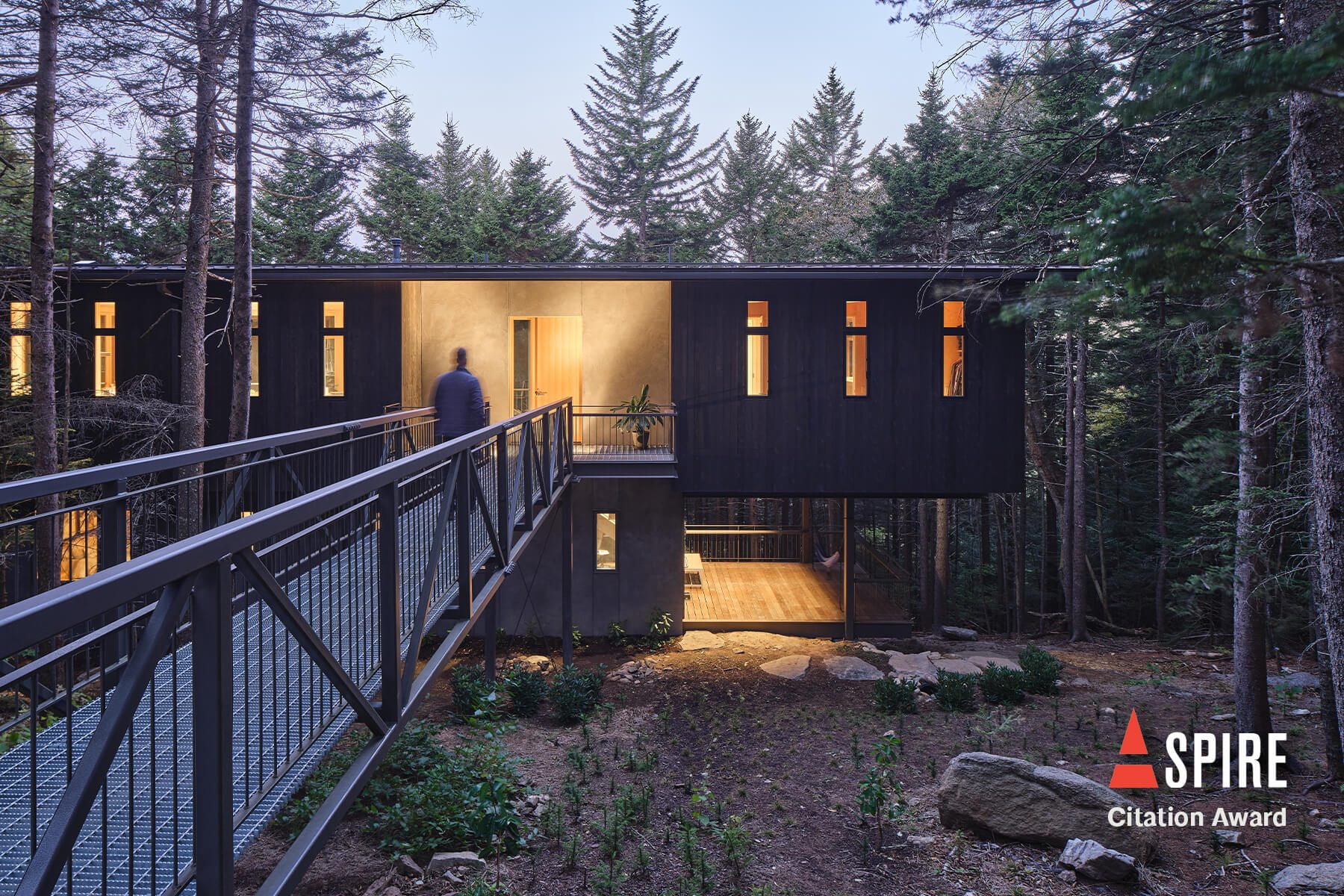 Spruce Ridge Cabin wins AIA ASPIRE Award 2023