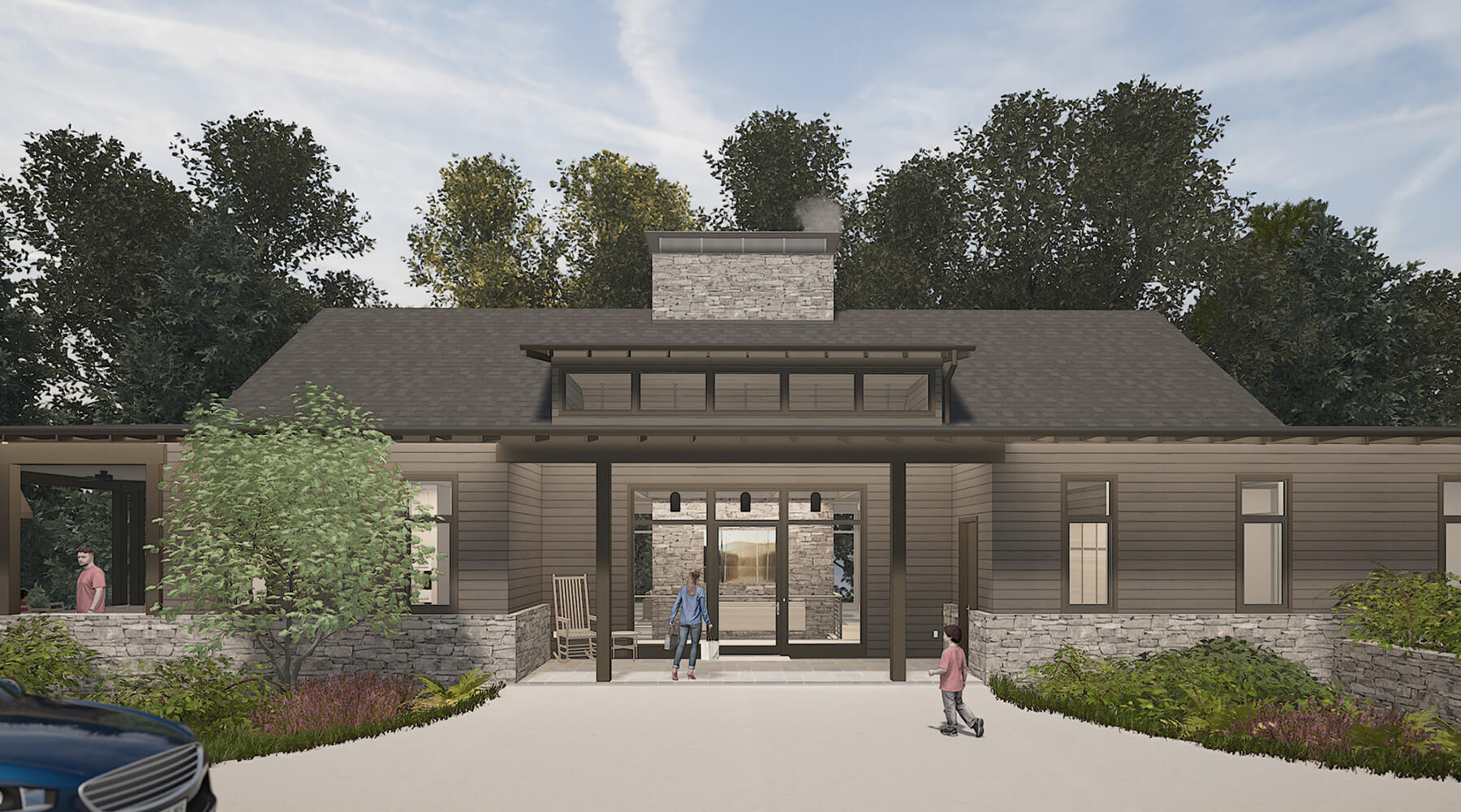 Fontana Meadow House Entry