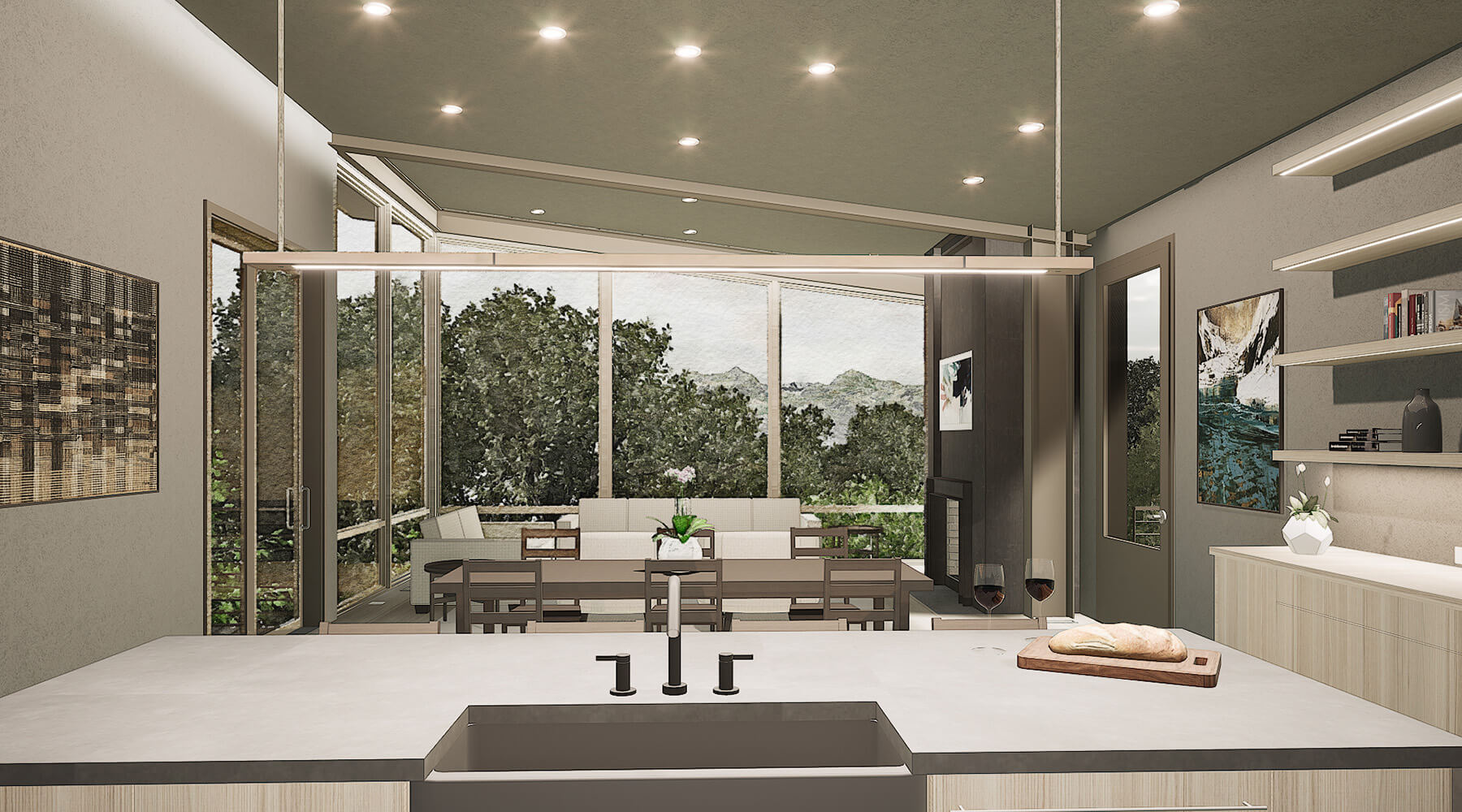 Fairview Interior Rendering