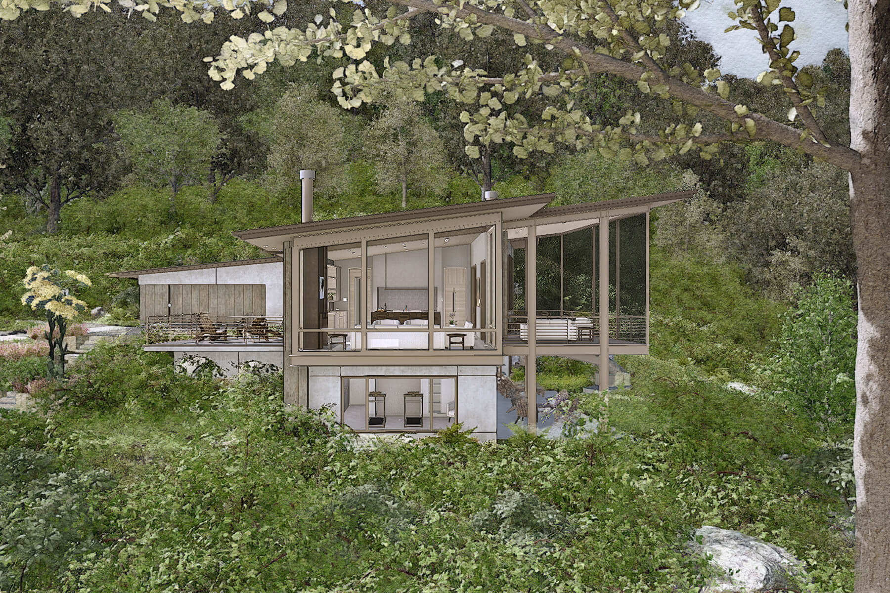 Fairview Side View Rendering